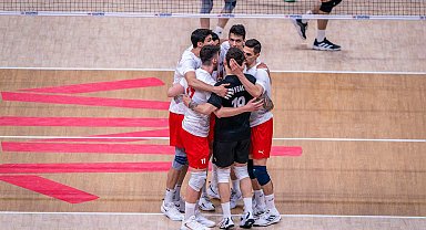 A Milli Erkek Voleybol Takımı, Çin'i 3-0 mağlup etti