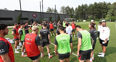 A Milli Futbol Takımı, ABD maçının hazırlıklarını sürdürdü