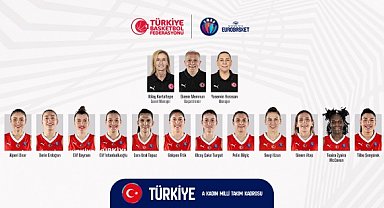 A Milli Kadın Basketbol Takımı'nın 12 kişilik Avrupa Şampiyonası kadrosu belli oldu