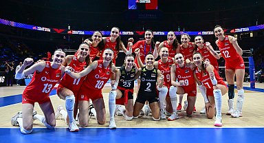 A Milli Kadın Voleybol Takımı, Milletler Ligi'ne galibiyetle başladı