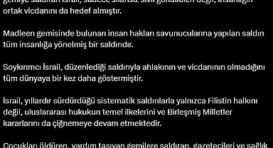 Adalet Bakanı Tunç: Katil İsrail, bir kez daha hukuk tanımazlığını gözler önüne sermiştir