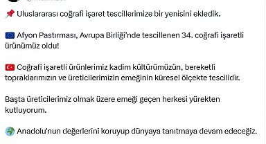 Afyon pastırmasına AB'den coğrafi işaret tescili