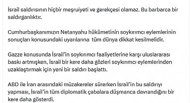 AK Parti'li Çelik: İsrail'in saldırısını en güçlü şekilde kınıyoruz