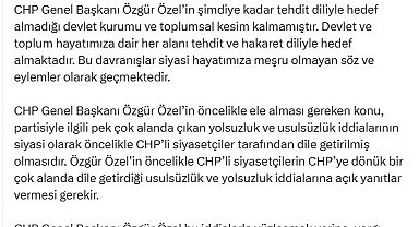 AK Parti'li Çelik: Özgür Özel'in Cumhurbaşkanımıza dönük kullandığı dili şiddetle kınıyoruz