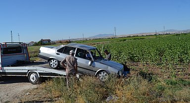 Aksaray'da otomobil, takla attı; 3 yaralı