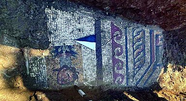Altyapı çalışmasında 1500 yıllık mozaik bulundu