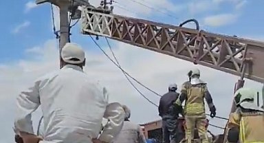 Ankara'da, trafoya çıkan çiftçiye elektrik çarptı