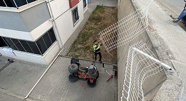ATV'den düşen çocuk yaralandı, sürücü kaçtı; kaza kamerada