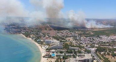 Aydın'da makilik yangını