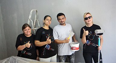 Badana ustası eşine yardım için kolları sıvayıp kendi ekibini kurdu