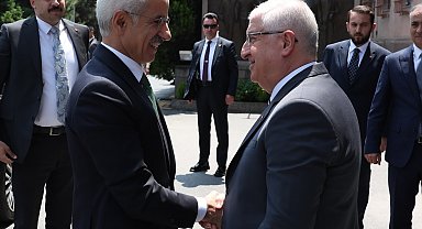 Bakan Güler ve Uraloğlu bir araya geldi