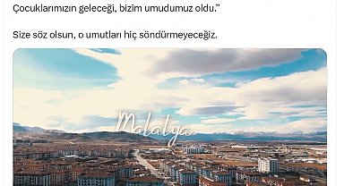 Bakan Kurum, Malatya'da tamamlanan konutların görüntülerini paylaştı