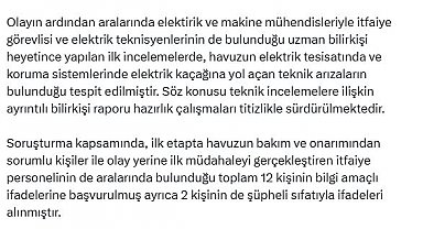 Bakan Tunç: Ferdi Zeyrek'in elektrik akımına kapıldığı olayda teknik arızalar tespit edildi