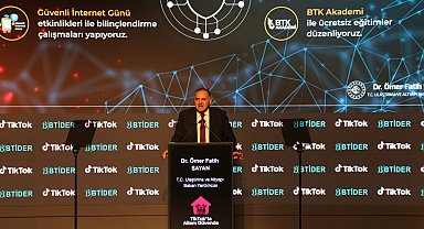 Bakan Yardımcısı Sayan: Dijital dünyanın daha güvenli bir yer olmasına katkı sağlıyoruz