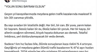 Bakan Yerlikaya: Her gün ortalama 10 vatandaşımızı aşırı hız nedeniyle kaybettik