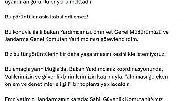 Bakan Yerlikaya'dan turizm bölgelerine ilişkin açıklama