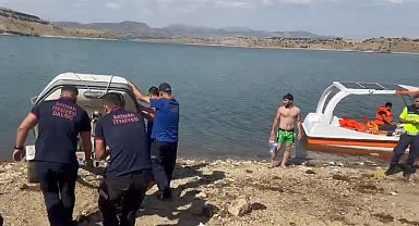 Baraj gölünde insan bedenine benzetilen cisim duba çıktı