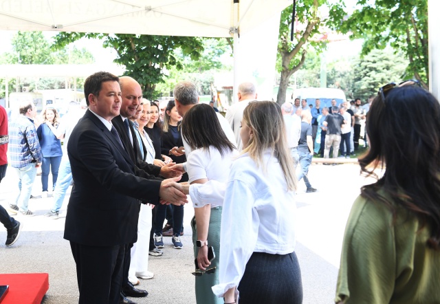 Başkan Aydın Mesai Arkadaşlarıyla Bayramlaştı