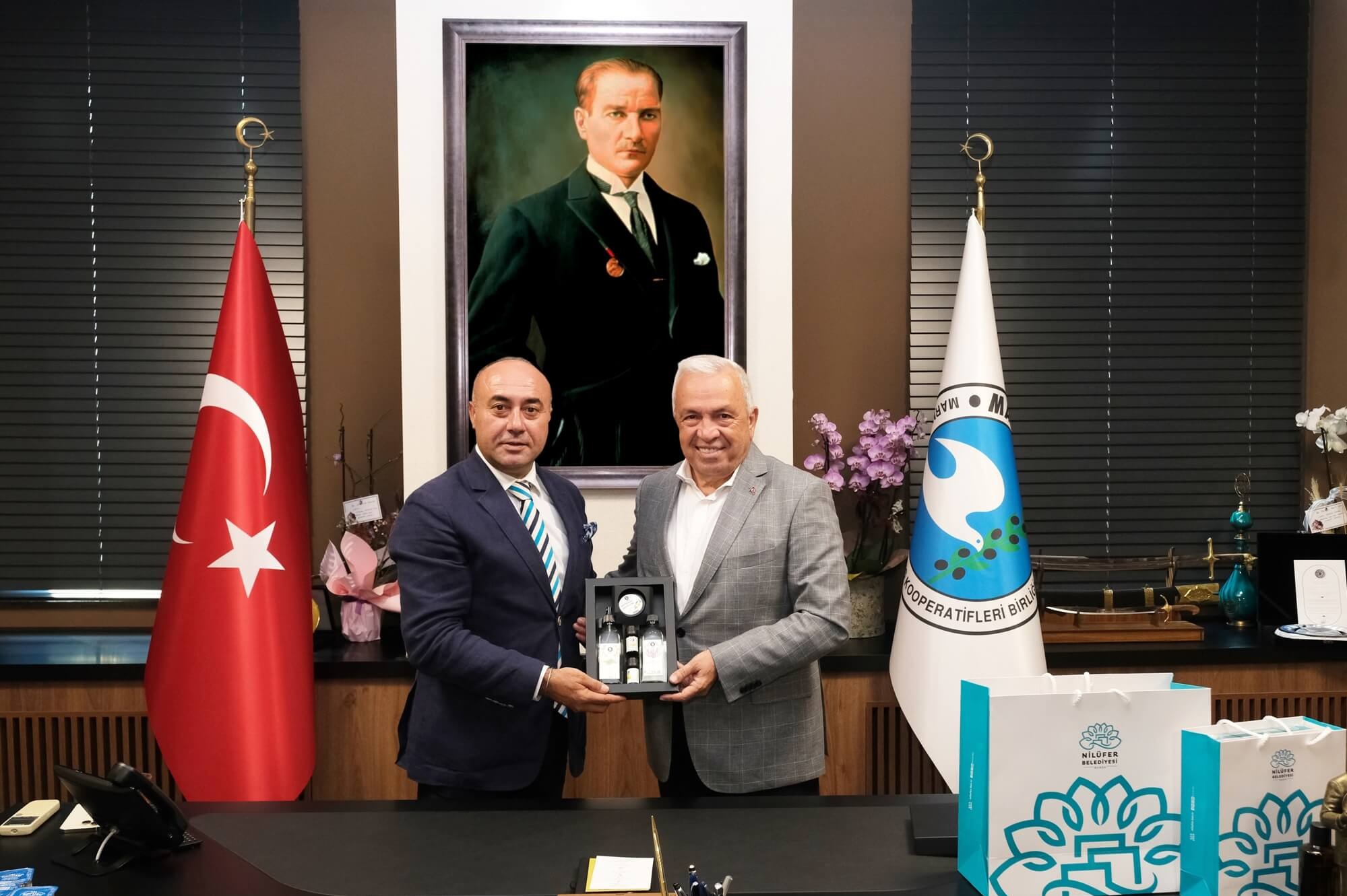 Başkan Şadi Özdemir’den Marmarabirlik’e hayırlı olsun ziyareti