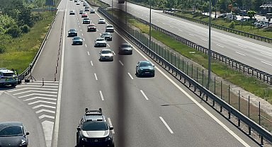 Bayram tatili dönüşünde Bolu geçişinde ulaşım rahat