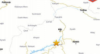 Bingöl'de 4.4 büyüklüğünde deprem