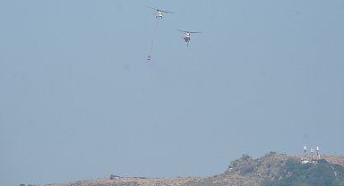 Bodrum'da maki yangını