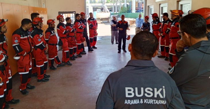 BUSKİ arama ve kurtarma ekibi akredite oldu