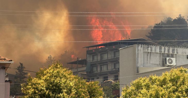 Büyükşehir’den İsmetiye’deki yangına hızlı müdahale