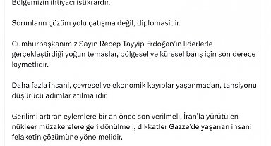 Cevdet Yılmaz: Gerilimi artıran eylemlere bir an önce son verilmeli