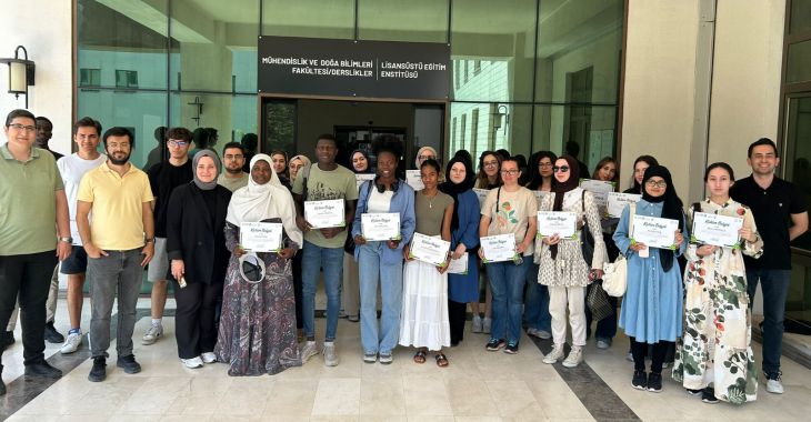 Çevre Akademisinde sertifika heyecanı