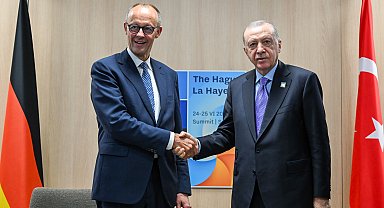 Cumhurbaşkanı Erdoğan, Almanya Başbakanı Merz ile görüştü Fotoğraf eklendi