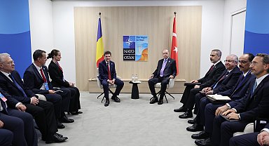 Cumhurbaşkanı Erdoğan, Romanya Cumhurbaşkanı Dan ile görüştü Video ve ek bilgi eklendi