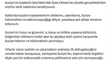 Cumhurbaşkanı Erdoğan'dan Suriye'deki kilise saldırısına tepki