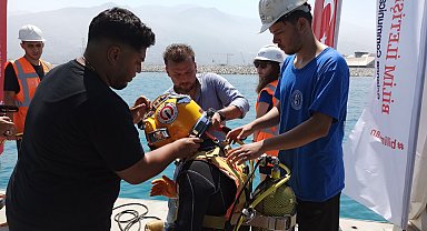 Denizde 'sanayi dalgıçlığı' eğitimi