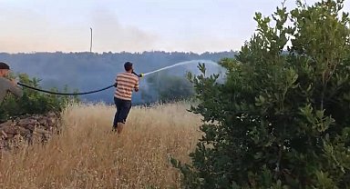 Diyarbakır'da örtü yangını, 2 saatte kontrol altına alındı