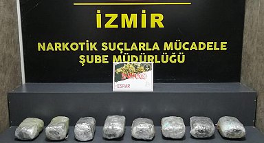 Durdurulan otomobilde 11 kilo 11 gram esrar ele geçirildi