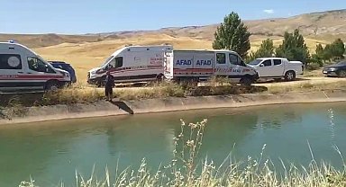 Düştüğü sulama kanalında kayboldu