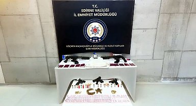 Edirne merkezli 6 ilde suç örgütü operasyonu: 9 gözaltı