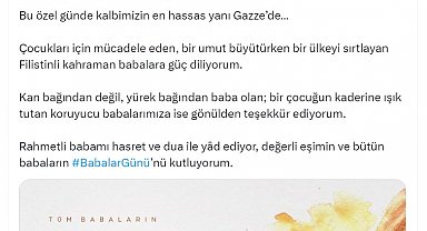 Emine Erdoğan'dan 'Babalar Günü' mesajı