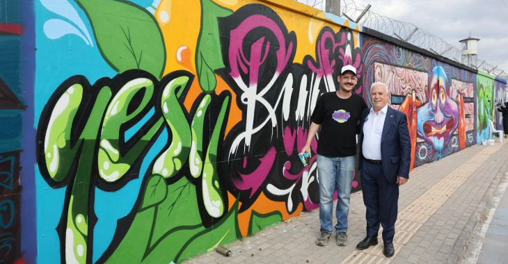 Gençler, Graffiti Şenliği ile kente renk kattı