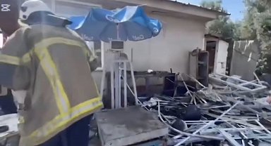 Hurda deposundaki LPG tankı patladı: 1 yaralı