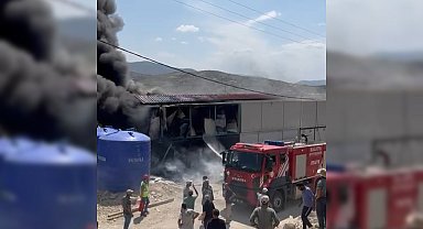 İşçilerin kaldığı 8 konteyner, yangında zarar gördü