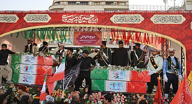 İsrail'in saldırılarında hayatını kaybeden komutanlar ve bilim insanları için Tahran'da cenaze töreni düzenlendi Fotoğraf eklendi