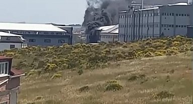 İstanbul - Arnavutköy'de iş yerinde yangın-2