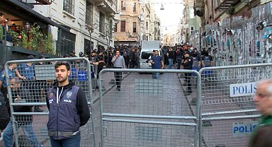 İstanbul - Beyoğlu'nda Gezi olaylarının yıl dönümünde izinsiz gösteri; gözaltına alındılar