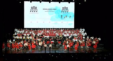 İstanbul- Cumhurbaşkanlığı Çocuk Orkestrası, Dünya Müzik Günü'nü AKM'de kutladı