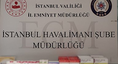 İstanbul- İstanbul Havalimanı'nda yaklaşık 12 milyon lira değerinde kaçak ilaç ele geçirildi