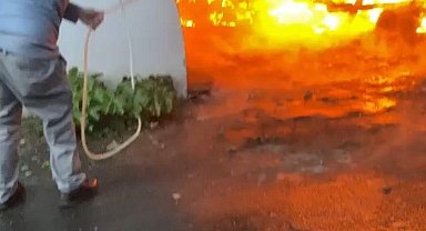 İstanbul - Sarıyer'de garaj kundakladı; 1 kişiyi yaraladı gasbettiği motosikletle kaçarken yakalandı