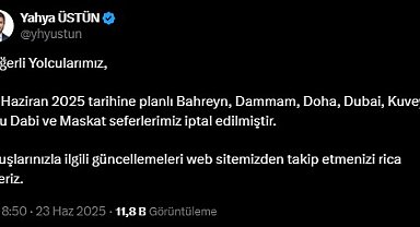 İstanbul - THY'nin 7 kente seferleri iptal edildi