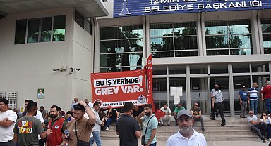 İzmir'de grevin 4'üncü gününde de çöpler toplanmadı